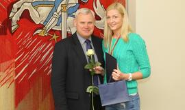 "Fortūnos" pagerbimas pas merą