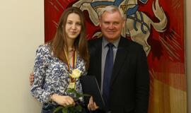 "Fortūnos" pagerbimas pas merą