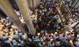 Tūkstančiai krikščionių iš viso pasaulio Velykas šventė Šventojoje žemėje