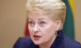 Dalia Grybauskaitė: Lietuva nepritaria privalomam pabėgėlių perkėlimui