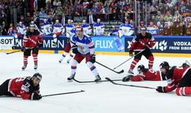 Kanados rinktinė pasaulio ledo ritulio čempionato finale nugalėjo rusus