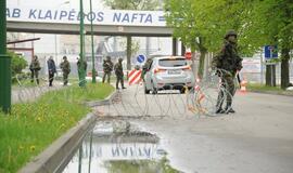 Pratybos "Žaibo kirtis" Klaipėdoje