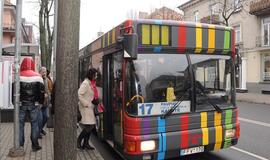 Spalvas autobusams rinks dizaineriai
