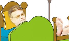 Linas Linkevičius dirba miegodamas ir miega dirbdamas