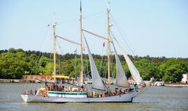 "Baltic tall ships" regatos laivų palydos