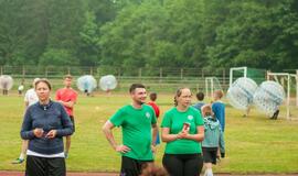 Šilutėje vyko pirmasis Lietuvoje "zorbing" futbolo čempionatas