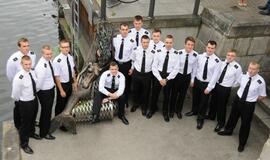 Jūreivystės mokykloje įteikti diplomai