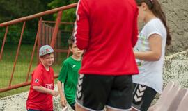 Šilutėje vyko pirmasis Lietuvoje "zorbing" futbolo čempionatas
