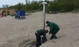 Meras apžiūrėjo Klaipėdos paplūdimius