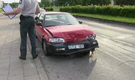 Statybininkų prospekte - smūgis į galą