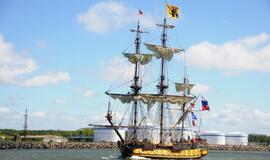 "Baltic tall ships" regatos laivų palydos