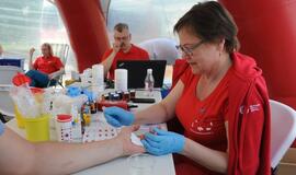 Klaipėdiečiai aukojo kraujo