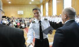 Jūreivystės mokykloje įteikti diplomai