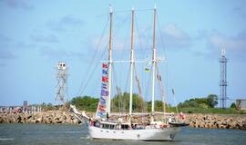 "Baltic tall ships" regatos laivų palydos