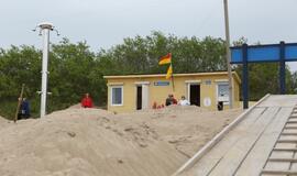 Meras apžiūrėjo Klaipėdos paplūdimius