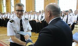 Jūreivystės mokykloje įteikti diplomai