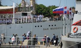"Baltic tall ships" regatos laivų palydos