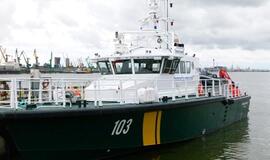 Bus pristatytas ir pašventintas naujas pasieniečių laivas