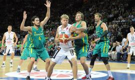 Lietuvos krepšininkai laimėjo rungtynes su australais
