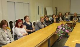 Savanorių apdovanojimas pas Merą