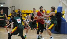 Krepšinio rinktinės treniruotė Palangoje