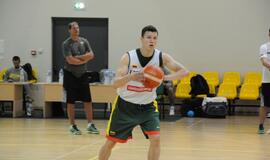 Krepšinio rinktinės treniruotė Palangoje