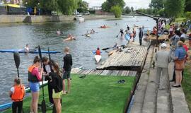 Baidarių ir kanojų Žvejo dienos regata, žygis baidarėmis "Vilties yriai Nemunu – su viltimi prieš srovę"