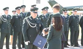 Prezidentė pakrikštijo pasieniečių laivą