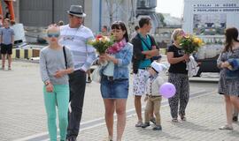 Prezidentė pagerbė žuvusiuosius jūroje