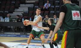 Lietuvos krepšinio rinktinės treniruotė