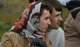 Pristatytas baltų genčių kostiumas