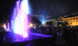 Jūros šventė. Fejerverkai. Teatro aikštė.