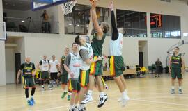 Krepšinio rinktinės treniruotė Palangoje