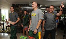 Krepšinio rinktinės kandidatai Palangoje