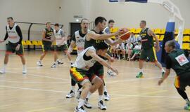 Krepšinio rinktinės treniruotė Palangoje