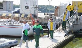 Lietuvos krepšinio rinktinės pasiplaukiojimas jachta