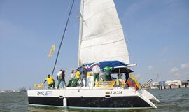 Lietuvos krepšinio rinktinės pasiplaukiojimas jachta