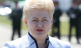 Prezidentė pakrikštijo pasieniečių laivą