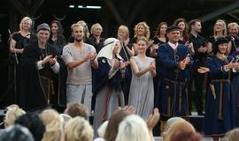 Pristatytas baltų genčių kostiumas