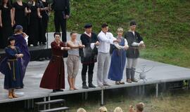 Pristatytas baltų genčių kostiumas