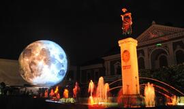 Jūros šventė. Fejerverkai. Teatro aikštė.