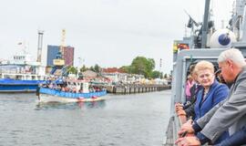 Prezidentė pagerbė žuvusiuosius jūroje