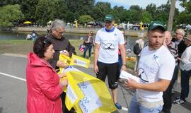 Baidarių ir kanojų Žvejo dienos regata, žygis baidarėmis "Vilties yriai Nemunu – su viltimi prieš srovę"