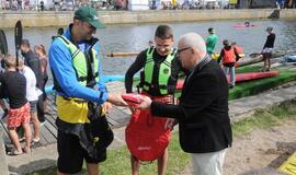 Baidarių ir kanojų Žvejo dienos regata, žygis baidarėmis "Vilties yriai Nemunu – su viltimi prieš srovę"