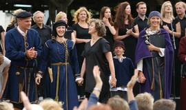 Pristatytas baltų genčių kostiumas