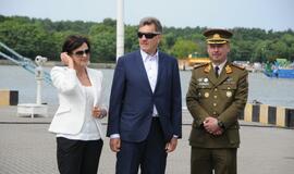 Prezidentė pagerbė žuvusiuosius jūroje