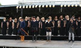 Pristatytas baltų genčių kostiumas