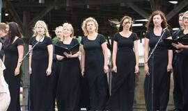 Pristatytas baltų genčių kostiumas