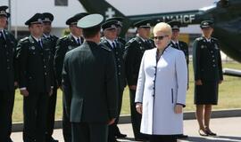 Prezidentė pakrikštijo pasieniečių laivą