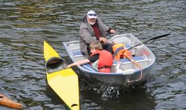 Baidarių ir kanojų Žvejo dienos regata, žygis baidarėmis "Vilties yriai Nemunu – su viltimi prieš srovę"